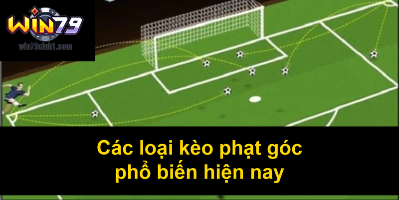 Các loại kèo phạt góc phổ biến hiện nay