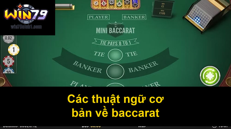 Các thuật ngữ cơ bản về baccarat