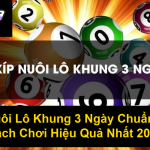Nuôi Lô Khung 3 Ngày Chuẩn Cách Chơi Hiệu Quả Nhất 2024