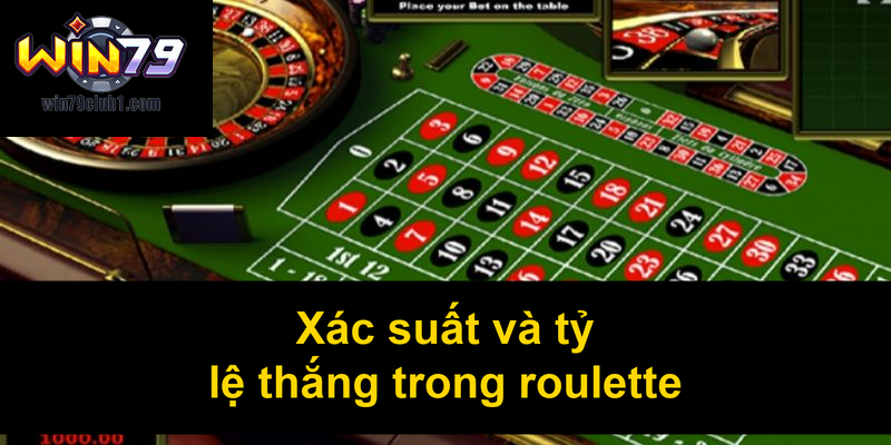 Xác suất và tỷ lệ thắng trong roulette